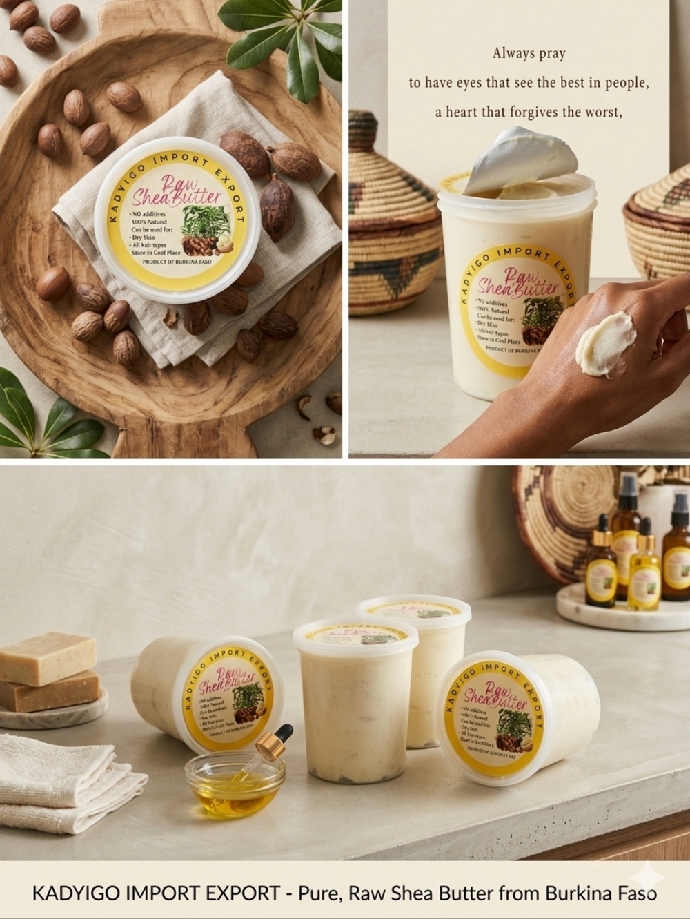 Raw African Shea 32oz 100% Pure Unrefined Organic Natural